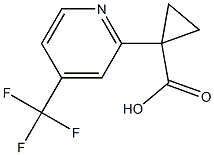1-(4-(TRIFLUOROMETHYL)PYRIDIN-2-YL)CYCLOPROPANECARBOXYLIC ACID CAS#: 1060805-58-4