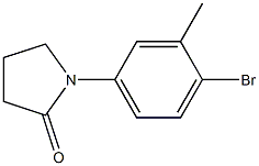1-(4-bromo-3-methylphenyl)pyrrolidin-2-one CAS#: 197450-39-8