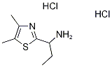 1-(4,5-dimethyl-1,3-thiazol-2-yl)-1-propanamine(SALTDATA: 2HCl) CAS#: 1017132-19-2
