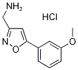 1-[5-(3-methoxyphenyl)-3-isoxazolyl]methanamine(SALTDATA: HCl) CAS#: 1018605-16-7