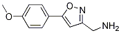 1-[5-(4-methoxyphenyl)isoxazol-3-yl]methanamine CAS#: 1018662-21-9