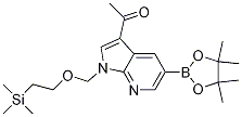 1-(5-(4,4,5,5-tetraMethyl-1,3,2-dioxaborolan-2-yl)-1-((2-(triMethylsilyl)ethoxy)Methyl)-1H-pyrrolo[2,3-b]pyridin-3-yl)ethanone CAS#: 1071454-96-0
