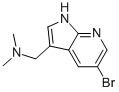 1-(5-Bromo-1H-pyrrolo[2,3-b]pyridin-3-yl)-N,N-dimethylmethanamine CAS#: 183208-54-0