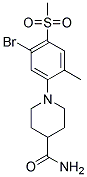 1-[(5-Bromo-2-methyl-4-methylsulfonyl)phenyl]piperidine-4-carboxamide CAS#: 1000018-34-7