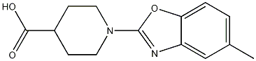 1-(5-methylbenzo[d]oxazol-2-yl)piperidine-4-carboxylic acid CAS#: 1048917-20-9
