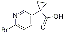 1-(6-BroMo-pyridin-3-yl)-cyclopropanecarboxylic acid CAS#: 1060811-41-7