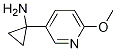 1-(6-Methoxypyridin-3-yl)cyclopropanaMine CAS#: 1060806-98-5
