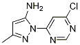 1-(6-chloropyrimidin-4-yl)-3-methyl-1H-pyrazol-5-amine CAS#: 1018473-22-7