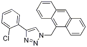 1-(9-ANTHRACENYLMETHYL)-4-(2-CHLORO-PHENYL)-1H-[1,2,3]TRIAZOLE CAS#: 1019335-78-4