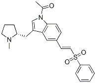 1-ACETYL-3-[((2R)-1-METHYLPYRROLIDIN-2-YL)METHYL]-5-[(E)-2-(PHENYLSULFONYL)VINYL]INDOLE CAS#: 188113-71-5