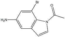 1-ACETYL-5-AMINO-7-BROMOINDOLE CAS#: 1000343-32-7