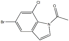 1-ACETYL-5-BROMO-7-CHLOROINDOLE CAS#: 1000343-44-1