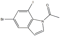 1-ACETYL-5-BROMO-7-IODOINDOLE CAS#: 1000343-41-8
