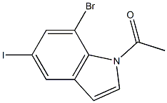 1-ACETYL-7-BROMO-5-IODOINDOLE CAS#: 1000343-35-0