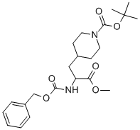 1-BOC-4-(2-CBZ-AMINO-2-METHOXYCARBONYL-ETHYL)PIPERIDINE CAS#: 195877-39-5