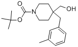 1-BOC-4-[(3-METHYLPHENYL)METHYL]-4-(HYDROXYMETHYL)-PIPERIDINE CAS#: 198649-28-4