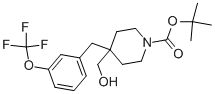 1-BOC-4-[[3-(TRIFLUOROMETHOXY)PHENYL]METHYL]-4-(HYDROXYMETHYL)-PIPERIDINE CAS#: 198649-25-1