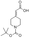 1-BOC-PIPERIDIN-4-YLIDENE-ACETIC ACID CAS#: 193085-24-4