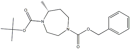 1-Benzyl 4-(2-methyl-2-propanyl) (5R)-5-methyl-1,4-diazepane-1,4-dicarboxylate CAS#: 1030377-25-3