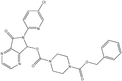 1-Benzyl 4-[6-(5-Chloropyridin-2-yl)-7-oxo-6,7-dihydro-5H-pyrrolo[3,4-b]pyrazin-5-yl]piperazine-1,4-dicarboxylate CAS#: 1076198-91-8