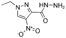 1-ETHYL-4-NITRO-1 H-PYRAZOLE-3-CARBOXYLIC ACID HYDRAZIDE CAS#: 1001755-77-6