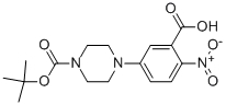 1-N-BOC-4-(3-CARBOXY-4-NITROPHENYL)PIPERAZINE CAS#: 183622-36-8