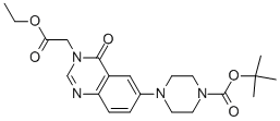 1-N-BOC-4-(3-ETHOXYCARBONYLMETHYL-4-OXO-3,4-DIHYDRO-QUINAZOLIN-6-YL)PIPERAZINE CAS#: 183622-37-9