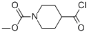 1-Piperidinecarboxylic acid, 4-(chlorocarbonyl)-, methyl ester (9CI) CAS#: 197585-43-6
