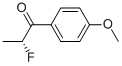 1-Propanone, 2-fluoro-1-(4-methoxyphenyl)-, (R)- (9CI) CAS#: 186410-79-7