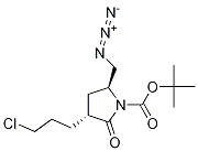 1-Pyrrolidinecarboxylic acid, 5-(azidoMethyl)-3-(3-chloropropyl)-2-oxo-, 1,1-diMethylethyl ester, (3R,5S) CAS#: 1013937-96-6