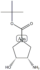 1-Pyrrolidinecarboxylicacid,3-amino-4-hydroxy-,1,1-dimethylethylester,(3S-cis)-(9CI) CAS#: 190792-75-7