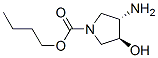 1-Pyrrolidinecarboxylicacid,3-amino-4-hydroxy-,butylester,trans-(9CI) CAS#: 185423-65-8