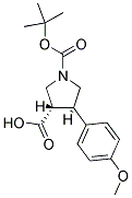 1-[(TERT-BUTYL)OXYCARBONYL]-4-(4-METHOXYPHENYL)PYRROLIDINE-3-CARBOXYLIC ACID CAS#: 1000415-75-7