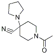 1-acetyl-4-pyrrolidin-1-ylpiperidine-4-carbonitrile(SALTDATA: FREE) CAS#: 1017468-05-1