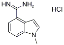 1-methyl-1H-indole-4-carboximidamide(SALTDATA: HCl) CAS#: 1030422-66-2