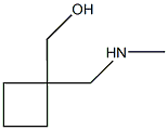 {1-[(methylamino)methyl]cyclobutyl}methanol CAS#: 180205-31-6