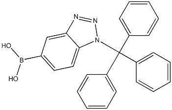 (1-trityl-1H-1,2,3-benzotriazol-5-yl)boronic acid CAS#: 1016644-37-3