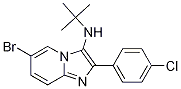 6-bromo-N-tert-butyl-2-(4-chlorophenyl)imidazo[1,2-a]pyridin-3-amine CAS#: 1001736-32-8