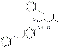 N-4-Benzyloxyphenyl α-Benzilidene-d5 Isobutyrylacetamide CAS#: 1020719-20-3