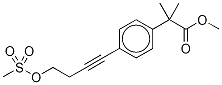 4-[4-(Methanesulfonyloxy)-1-butynyl]-α,α-di(methyl-d3)benzeneacetic Acid, Methyl Ester CAS#: 1020719-58-7