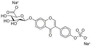 Daidzein 7-β-D-Glucuronide 4’-Sulfate Disodium Salt CAS#: 1041134-19-3