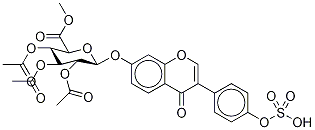 Daidzein 7-Tri-O-acetyl-β-D-glucuronic Acid Methyl Ester 4'-Sulfate CAS#: 1041261-16-8