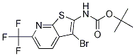 tert-butyl N-[3-broMo-6-(trifluoroMethyl)thieno[2,3-b]pyridin-2-yl]carbaMate CAS#: 1042442-05-6