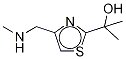 α,α-DiMethyl-4-[(MethylaMino)Methyl]-2-thiazoleMethanol CAS#: 1051463-24-1