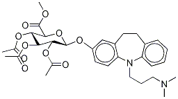 2-Hydroxy IMipraMine 2,3,4-Triacetate-β-D-glucopyranuronic Acid Methyl Ester CAS#: 1053632-53-3