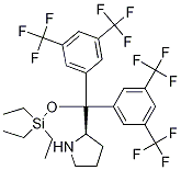 R-2-[bis[3,5-bis(trifluoroMethyl)phenyl][(triethylsilyl)oxy]Methyl]-Pyrrolidine CAS#: 1061307-56-9