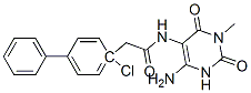 [1,1-Biphenyl]-4-acetamide,  N-(4-amino-1,2,3,6-tetrahydro-1-methyl-2,6-dioxo-5-pyrimidinyl)-4-chloro- CAS#: 191936-48-8