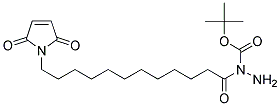 11-MALEIMIDOUNDECANE-1-CARBONYL-1-(T-BUTYL)CARBAZATE CAS#: 1076198-39-4