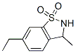 1,2-Benzisothiazole, 6-ethyl-2,3-dihydro-3-methyl-, 1,1-dioxide (9CI) CAS#: 193904-60-8