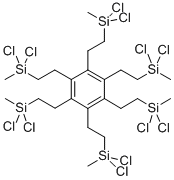 1,2,3,4,5,6-HEXAKIS[2-(METHYLDICHLOROSILYL)ETHYL]BENZENE CAS#: 194933-15-8